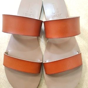 J Crew - Leather Sandals - Brown